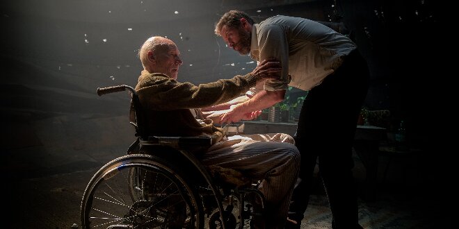 Professor X (Patrick Steward) und Logan (Hugh Jackman)