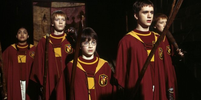 Harry Potter im Quidditch-Team von Gryffindor