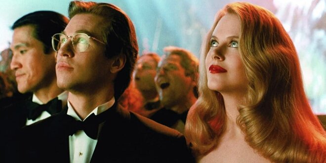 Bruce Wayne (Val Kilmer) und Dr. Chase Meridian (Nicole Kidman) in Batman Forever (1995)