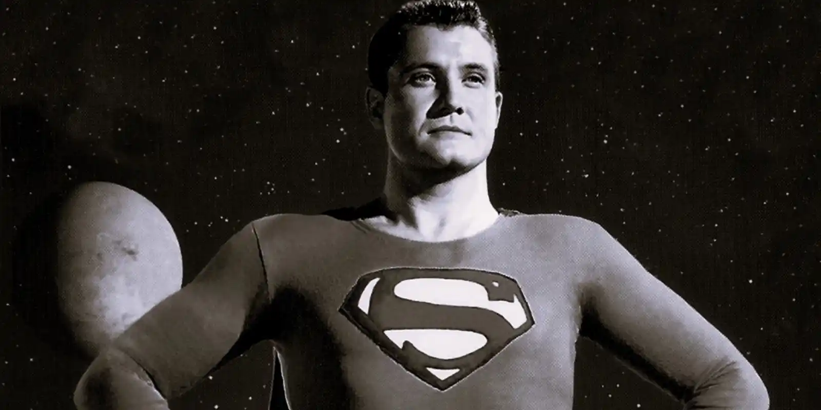 George Reeves als Superman in der Serie Superman - Retter in der Not (1952 bis 1958)