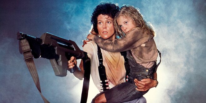 Ripley und Newt (Carrie Henn) Aliens - Die Rückkehr