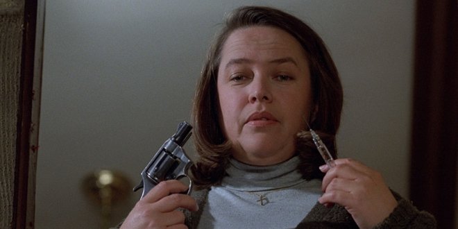 Kathy Bates als Annie Wilkes in Misery (1990) Kathy Bates als Annie Wilkes in Misery (1990)