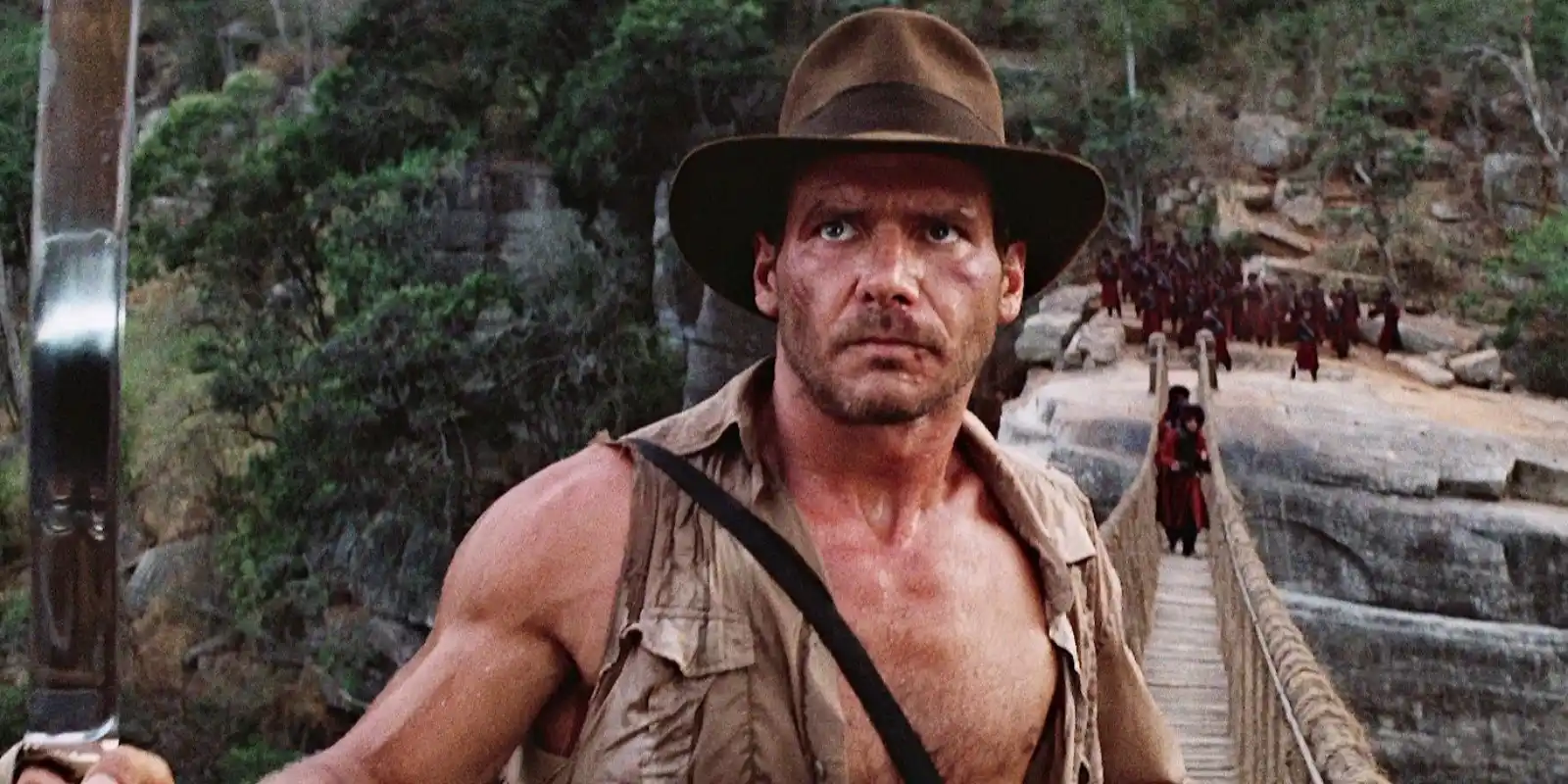 Harrison Ford in „Der Tempel des Todes”