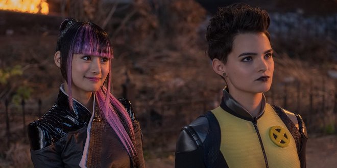 Yukio (Shiori Kutsuna) und Negasonic Teenage Warhead (Brianna Hildebrand) in Deadpool 2 Yukio (Shiori Kutsuna) und Negasonic Teenage Warhead (Brianna Hildebrand) in Deadpool 2