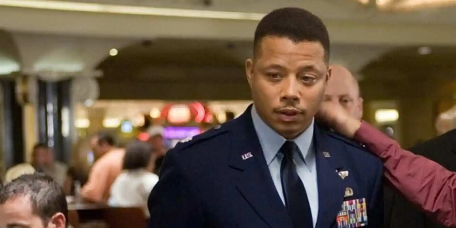 Terrence Howard als Rhodey „Iron Man” Terrence Howard als Rhodey „Iron Man”
