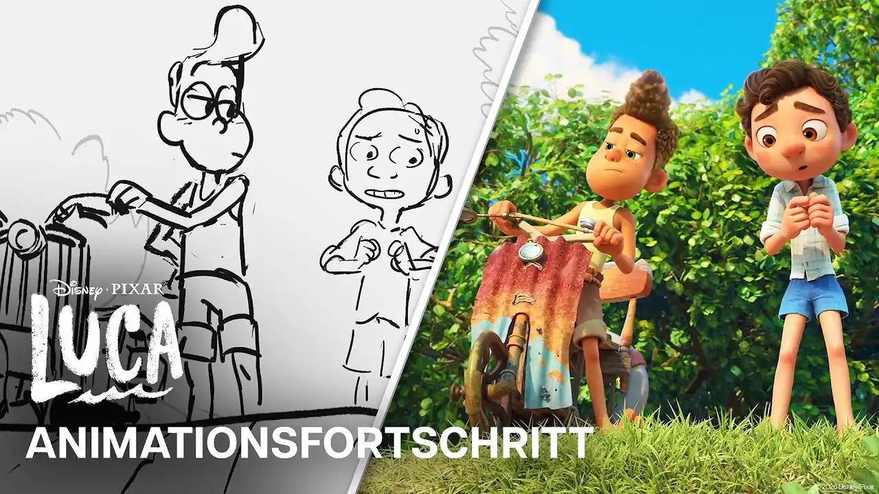 Luca &ndash; Trailer: Luca Animationsfortschritt | Der große Sprung