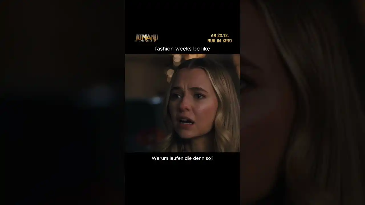 Jumanji: Open World &ndash; Trailer: Wie viel Aura kann ein Walk? 😮‍💨 JUMANJI: OPEN WORLD – Ab 23.12. NUR im Kino. #Gorpcore #FashionWeek