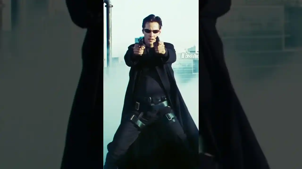 Matrix &ndash; Trailer: Nobody dodges bullets like Neo #TheMatrix #neo #keanureeves