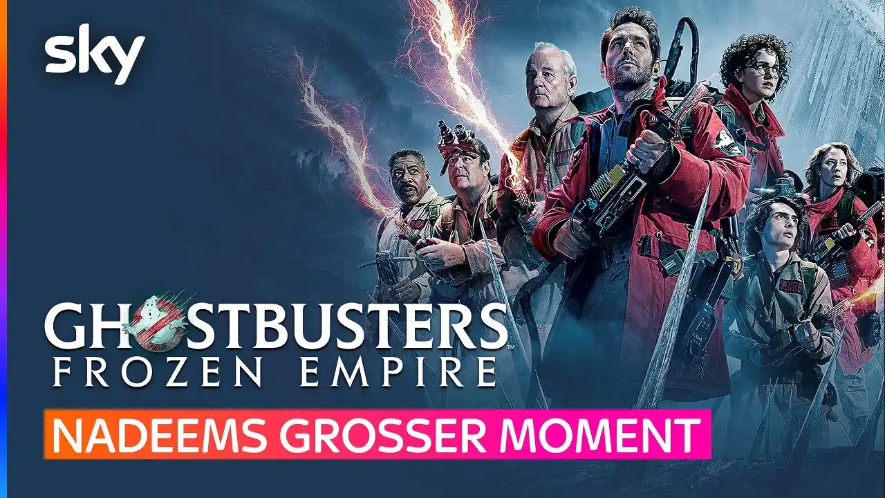 Ghostbusters: Frozen Empire &ndash; Trailer: Frost statt Flamme: Nadeem vs. Garraka | Ghostbusters: Frozen Empire | Sky