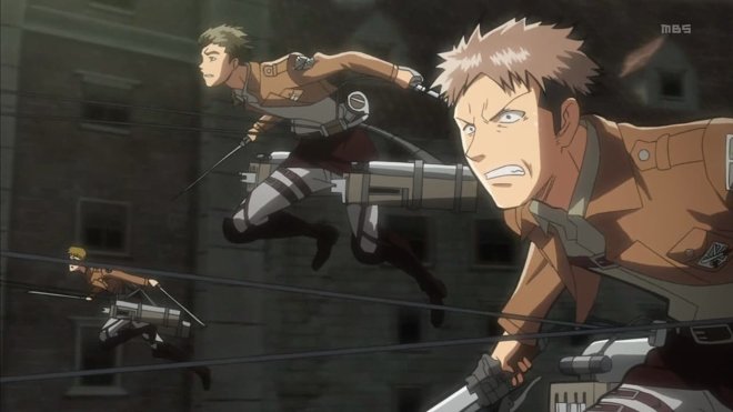 Attack on Titan 01x08 - Ich höre einen Herzschlag - Schlacht um den Bezirk Trost, Teil 4