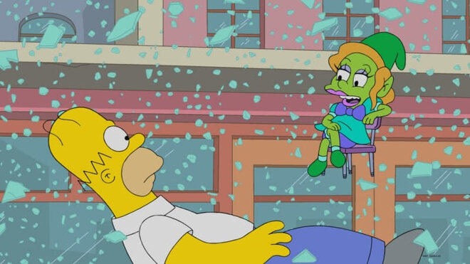 Die Simpsons 34x22 - Homers unglaubliche Reise durch die Windschutzscheibe