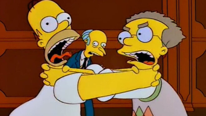 Die Simpsons 07x17 - Butler bei Burns