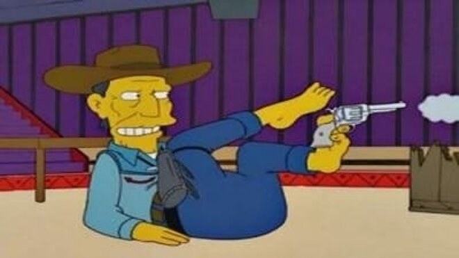 Die Simpsons 13x12 - Bart und sein Westernheld