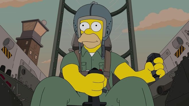 Die Simpsons 26x20 - Air Force Grampa