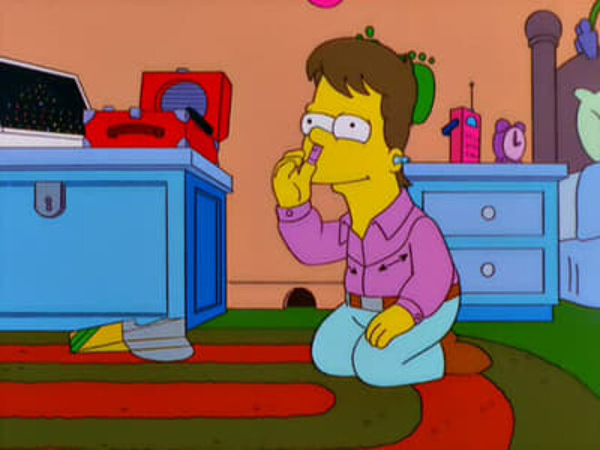 Die Simpsons 12x09 - Der berüchtigte Kleinhirn-Malstift