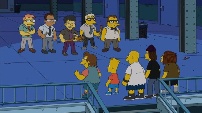 Die Simpsons 25x14 - Besuch der alten Herren