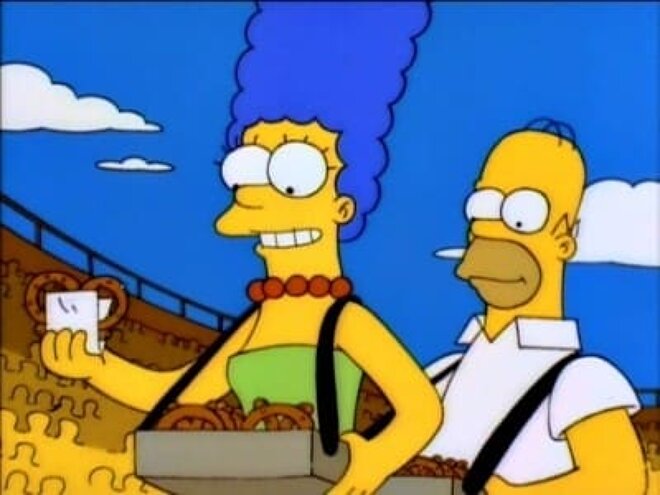 Die Simpsons 08x11 - Marge und das Brezelbacken