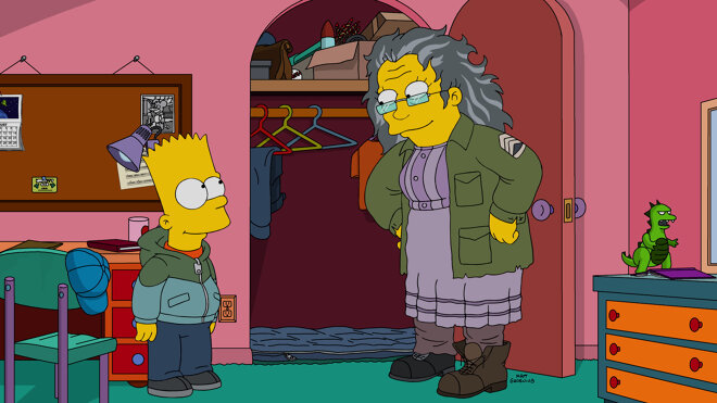 Die Simpsons 27x14 - Die Frau im Schrank
