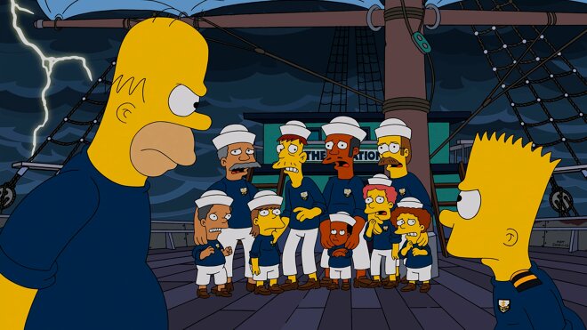 Die Simpsons 26x02 - Wir kentern alle in einem Boot