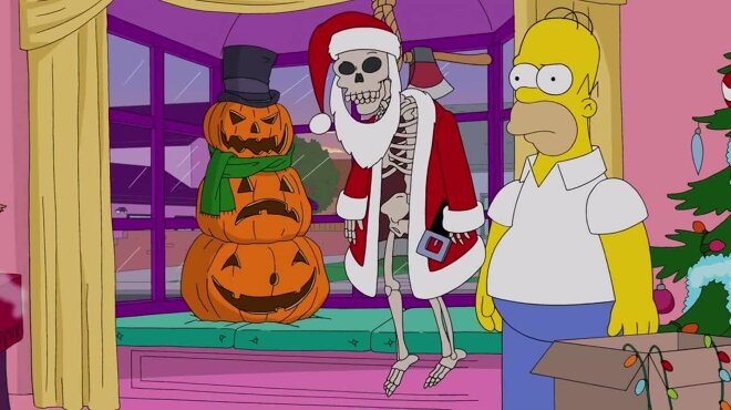 Die Simpsons 25x08 - White Christmas Blues