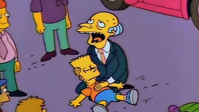 Die Simpsons 02x10 - Bart kommt unter die Räder