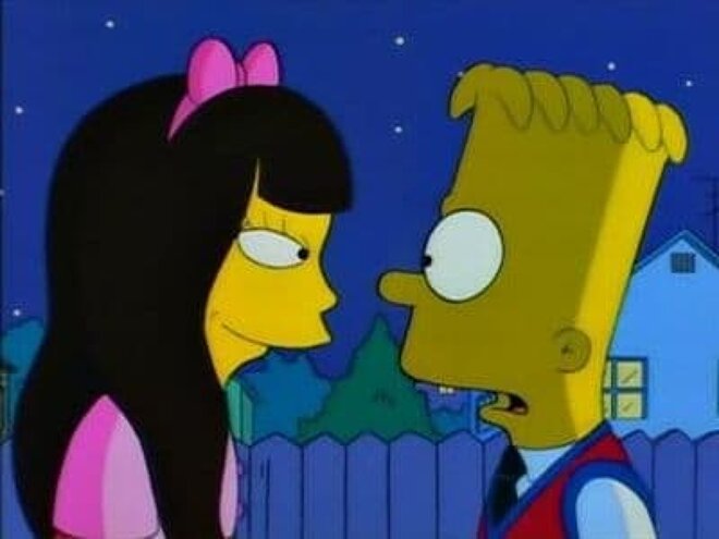 Die Simpsons 06x07 - Barts Freundin