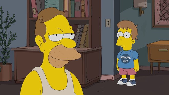 Die Simpsons 33x08 - Porträt eines jungen Lakaien in Flammen
