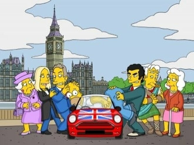 Die Simpsons 15x04 - Die Queen ist nicht erfreut!