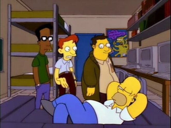 Die Simpsons 05x03 - Homer an der Uni