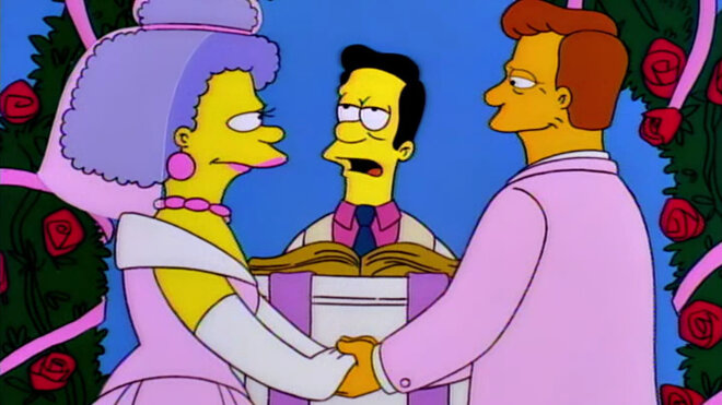 Die Simpsons 07x19 - Selma heiratet Hollywoodstar