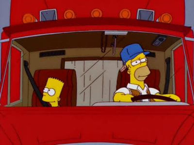 Die Simpsons 10x17 - Das Geheimnis der Lastwagenfahrer