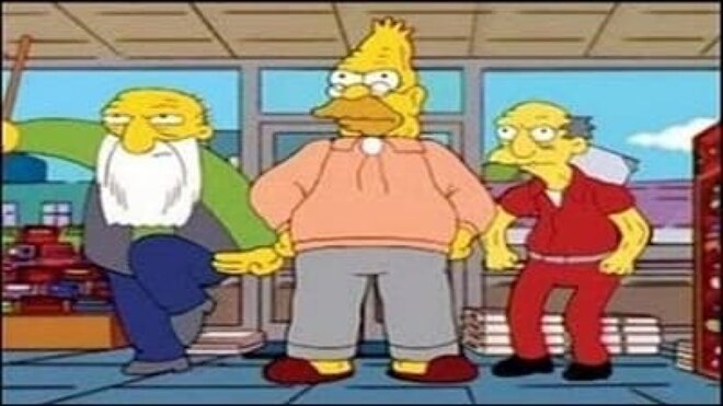 Die Simpsons 13x13 - Abraham und Zelda