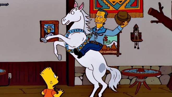 Die Simpsons 13x12 - Bart und sein Westernheld