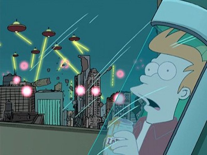 Futurama 01x01 - Zeit und Raum 3000