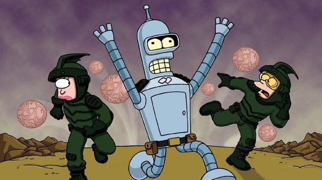 Futurama 03x02 - Krieg auf Spheron Eins