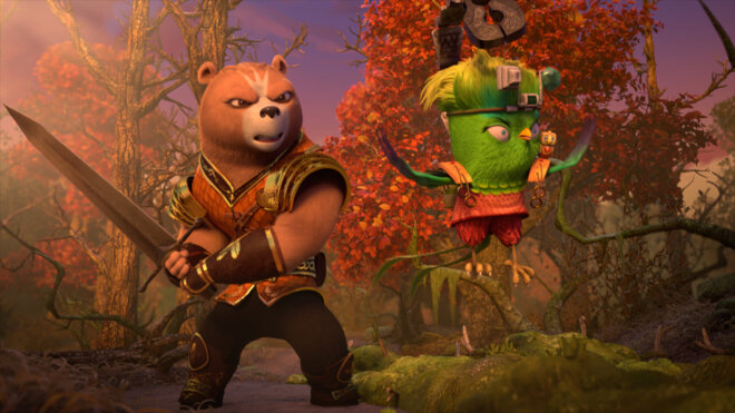 Kung Fu Panda: Der Drachenritter 03x05 - Der Sumpfmann aus Düstermouth