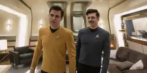 Bild zum Artikel: Strange New Worlds Staffel 4, Folge 8: Kirk ist zurück und ein Admiral übernimmt