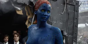 Bild zu: „Absolut nicht“: Jennifer Lawrence will sich nie wieder für eine Rolle wie Mystique anmalen lassen