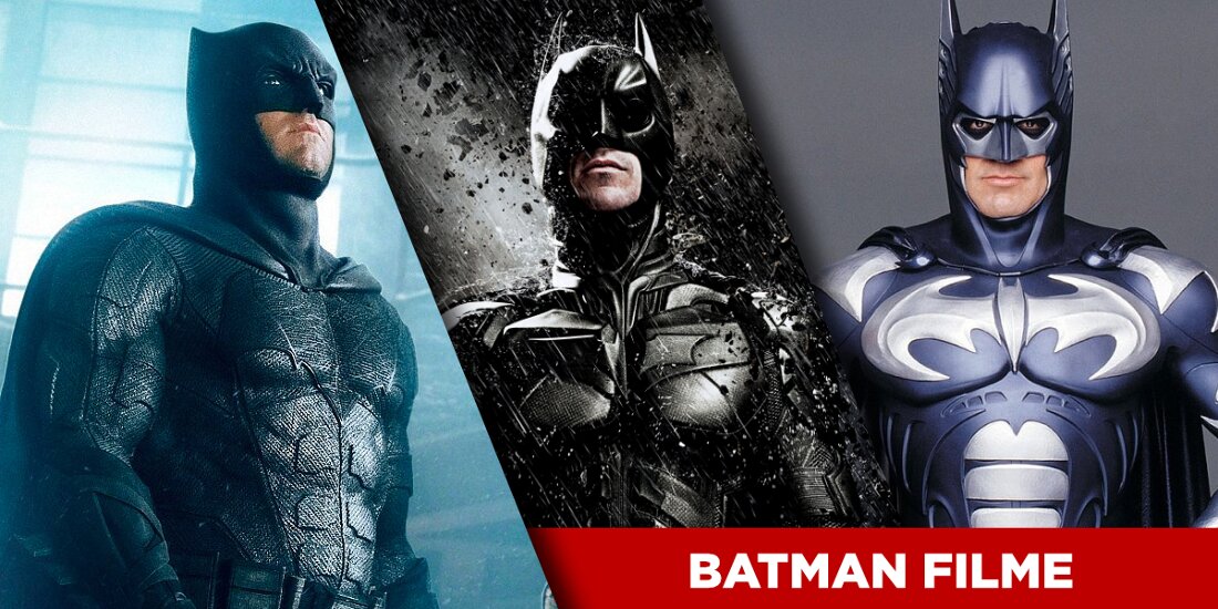 Batman Filme: Die Reihenfolge aller Auftritte des Dark Knight