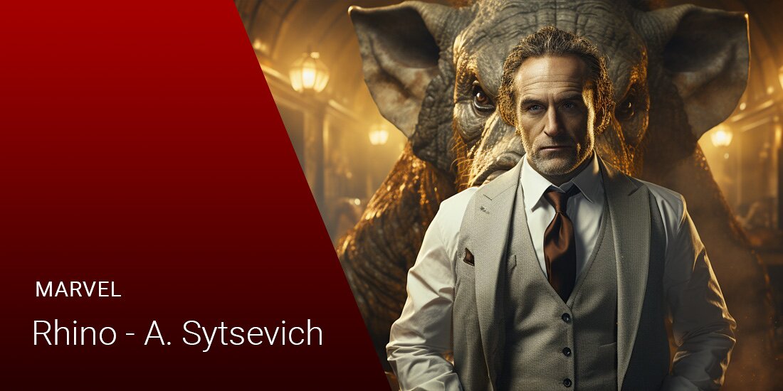 Rhino (Aleksei Sytsevich) - Marvel Charakter Rhino (Aleksei Sytsevich) - Marvel Charakter