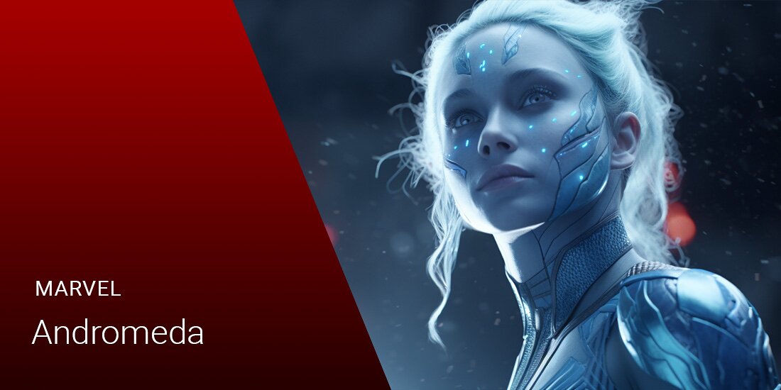 Andromeda - Marvel Charakter Andromeda - Marvel Charakter