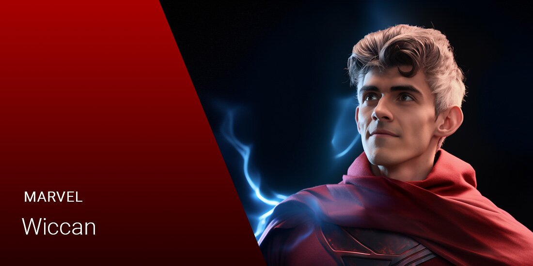 Wiccan (William Maximoff) - Marvel Charakter Wiccan (William Maximoff) - Marvel Charakter