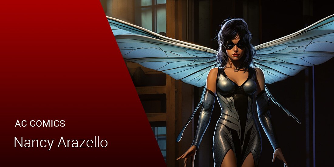 Nancy Arazello (Dragonfly) - AC Comics Charakter Nancy Arazello (Dragonfly) - AC Comics Charakter